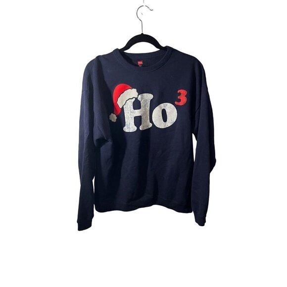 HO HO HO holiday sweatshirt size large - Picture 1 of 3